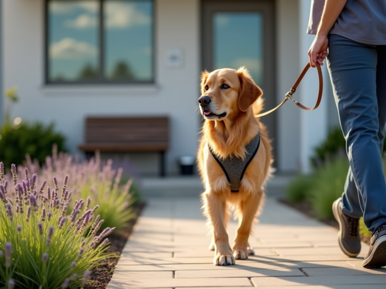 calm-golden-retriever-vet-visit