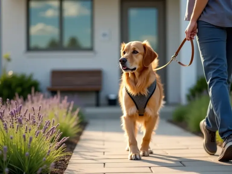 calm-golden-retriever-vet-visit