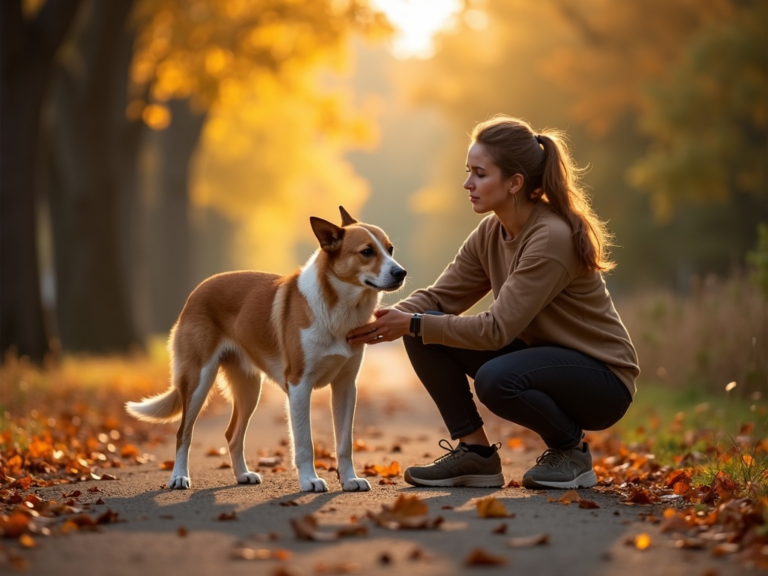 chien-anxieux-proprietaire-ensoleille-automne