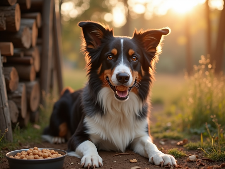 chien-border-collie-kibble-golden-hour