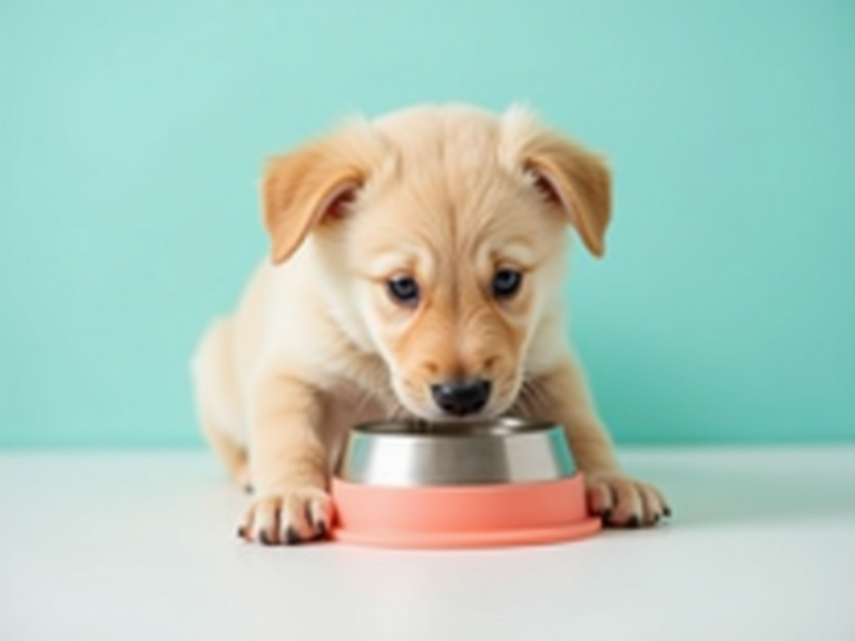 jeune-chien-joyeux-repas-bol-170mm-f2.0