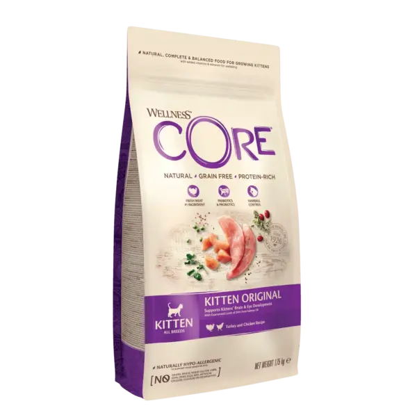 Wellness Core – Croquettes Chaton Dinde & Poulet