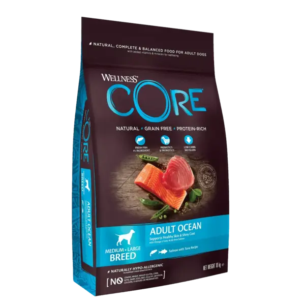 Wellness Core – Croquettes Chien Adulte Ocean Saumon & Thon