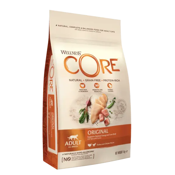 Wellness Core – Croquettes Chat Adulte Dinde & Poulet