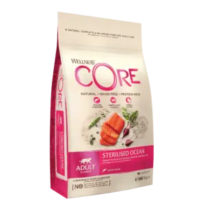 Wellness Core – Croquettes Chat Stérilisé Ocean Saumon