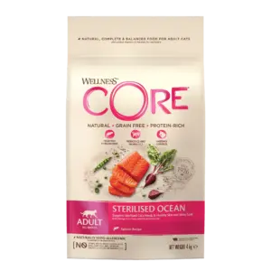 Wellness Core – Croquettes Chat Stérilisé Ocean Saumon