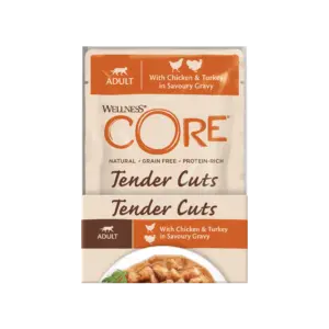 Wellness Core – Paté Chat Adulte Poulet & Dinde 8x85g