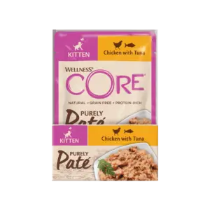 Wellness Core – Paté Chaton Poulet & Thon 8x85g