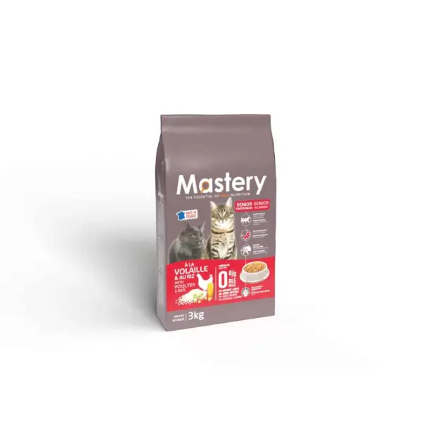Croquettes Mastery pour chat senior – Nutrition adaptée