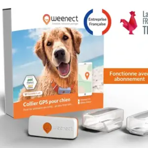 Traceur GPS pour chien - Weenect XS - Blanc | Mini GPS