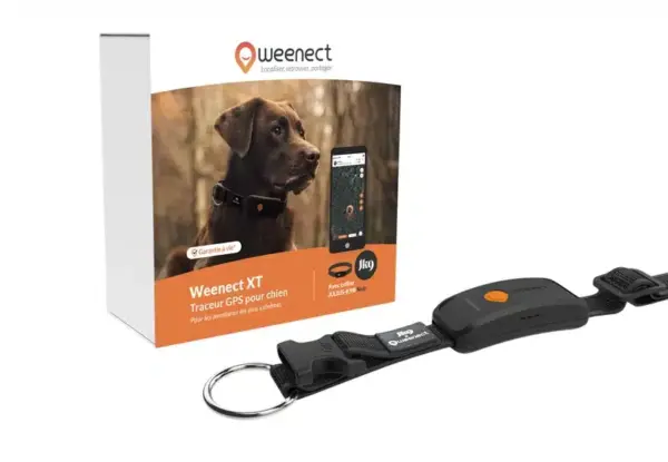 Collier GPS pour chien – Weenect XT – Noir