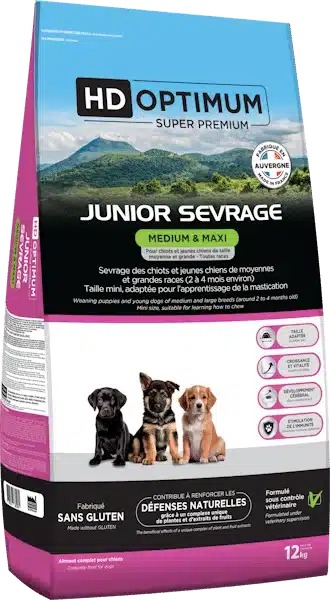 HD Optimum medium and maxi junior sevrage