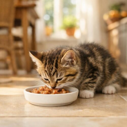 Quelle pâtée choisir pour un chaton ? Guide de l’alimentation humide