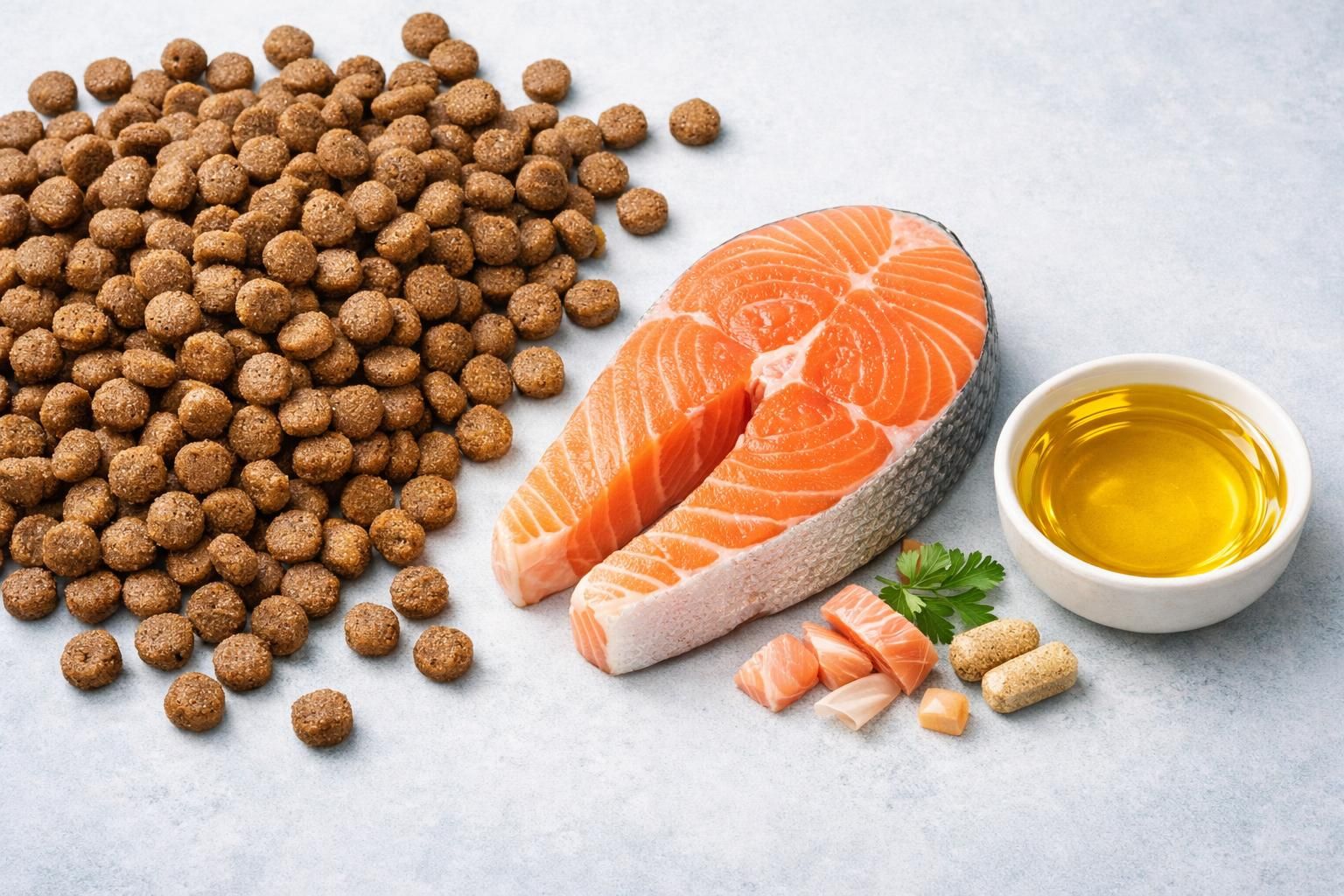 Croquettes riches en oméga 3 et chondroprotecteurs pour les articulations du chien
