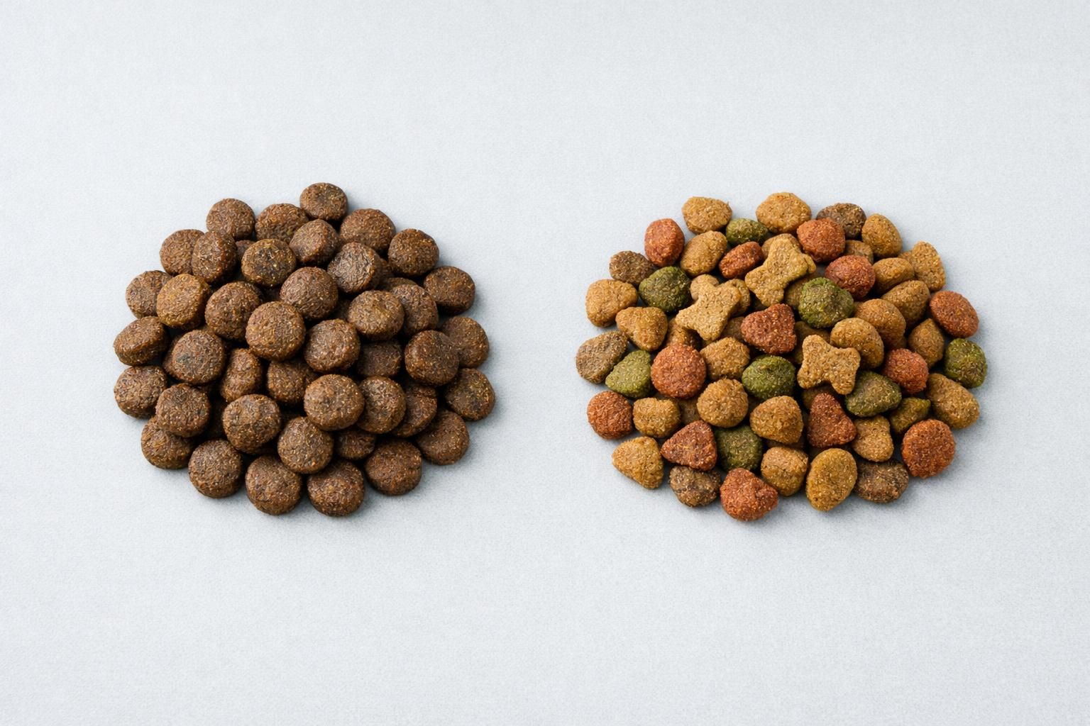 Comparaison de croquettes light pour chien en surpoids, lecture de l'étiquette