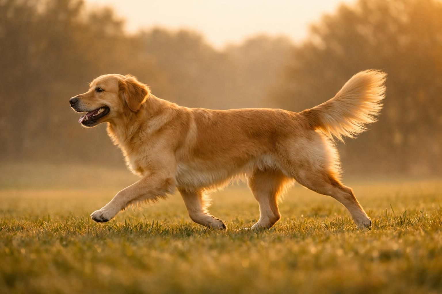 Chien à son poids de forme après le choix de croquettes adaptées au surpoids