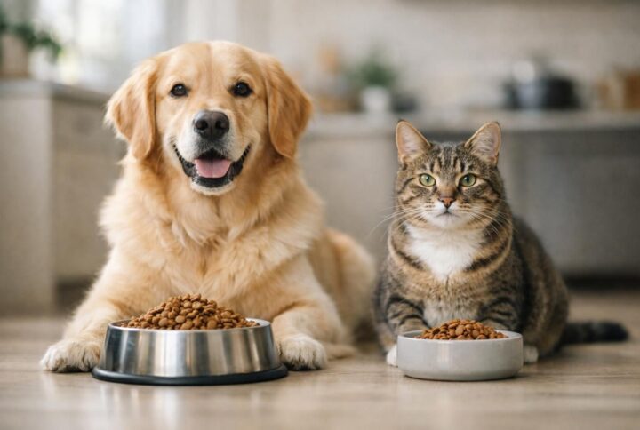 Peut-on donner des croquettes pour chat à un chien ?