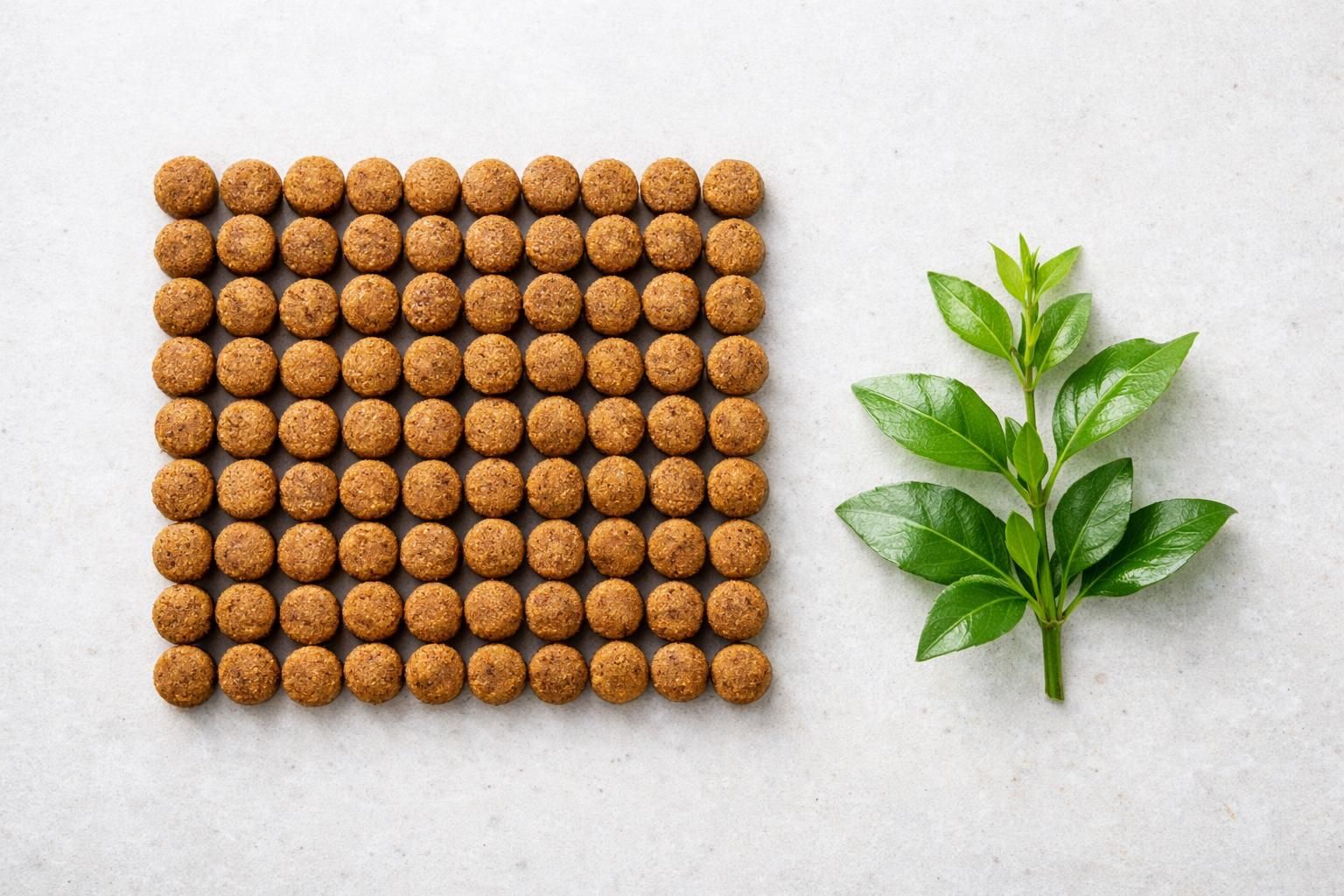 Croquettes rénales pour chat à phosphore réduit en gros plan