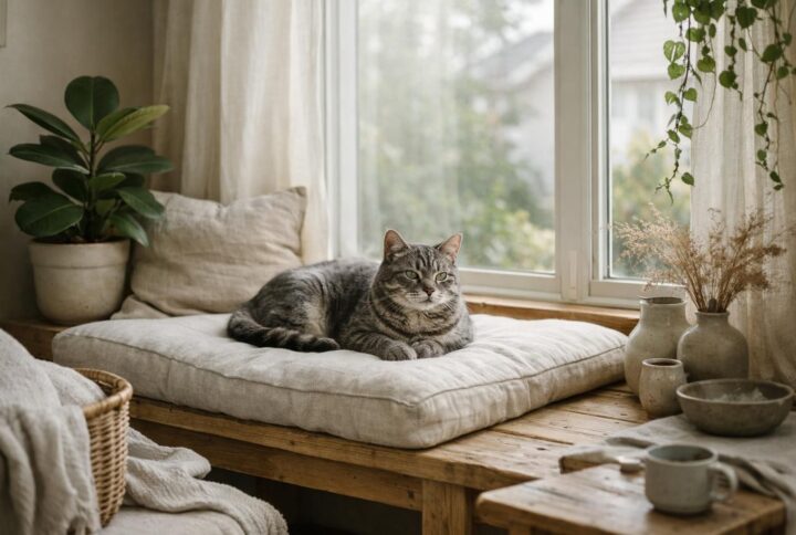 Croquettes pour chat souffrant d’arthrose : soutenir ses articulations
