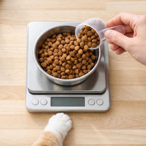Quelle quantité de croquettes par jour pour un chat ?