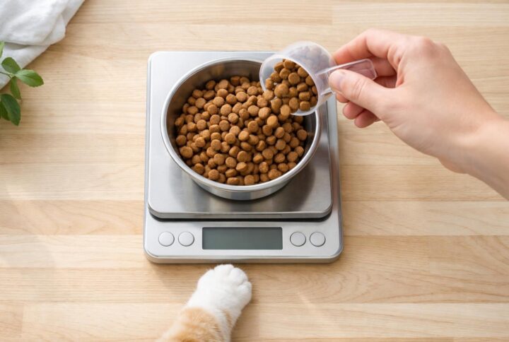 Quelle quantité de croquettes par jour pour un chat ?